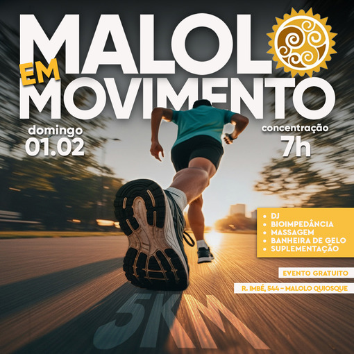 Event cover Corrida Malolo em Movimento