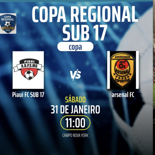 Event cover COPA REGIONAL - ARSENAL x PIAU� FC 