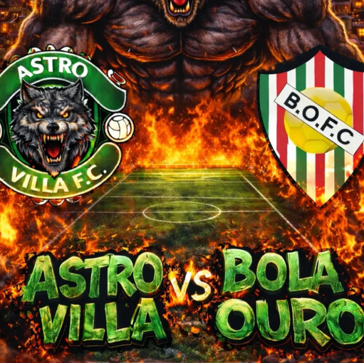 Event cover AMISTOSO - ASTRO VILLA FC X BOLA OURO FC 