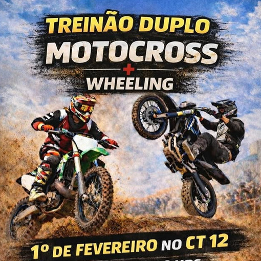 Event cover TREIN�O DUPLO MOTOCROSS + WHEELING
