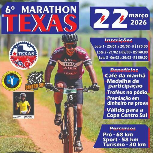 Event cover 6� Marathon Texas MTB