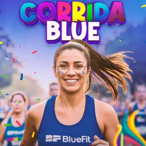 Capa do evento Corrida Blue - Blue Fit