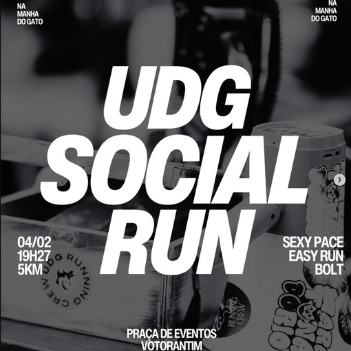 Copertura dell'evento UDG Running Crew - Pra�a de Eventos Votorantim