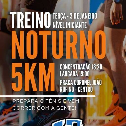 Copertura dell'evento TREINO NOTURNO CRUZES RUNNING