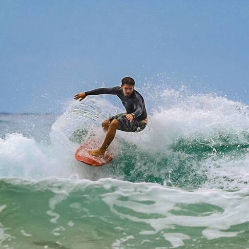 Capa do evento Escola de Surf Sabrina Carrijo - Quarta 04/02  