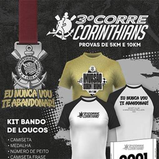 Capa do evento 3� Edi��o Corre Corinthians 2026 