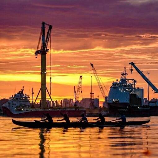 Event cover Canoa Havaiana. Santos. 06/02/26.