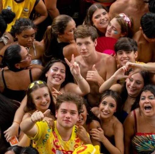 Copertura dell'evento Carnaval Bloco Baixo Augusta 08/02