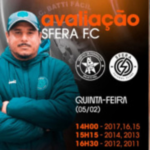 Portada del evento Avalia��o Esfera - Arena S.C Batti F�cil