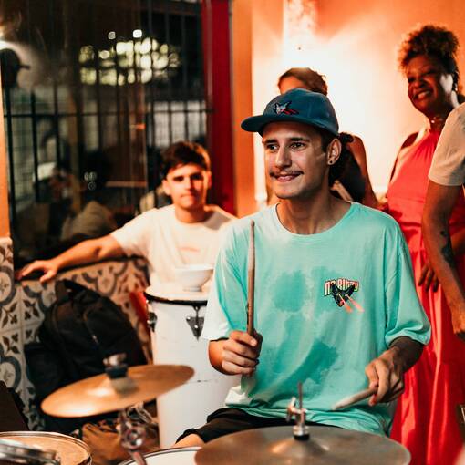 Copertura dell'evento Roda de Samba do Barba e Convidados