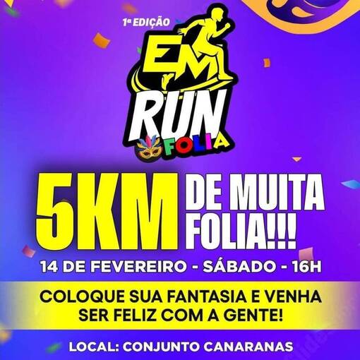 Event cover BLOCO EM RUN FOLIA 