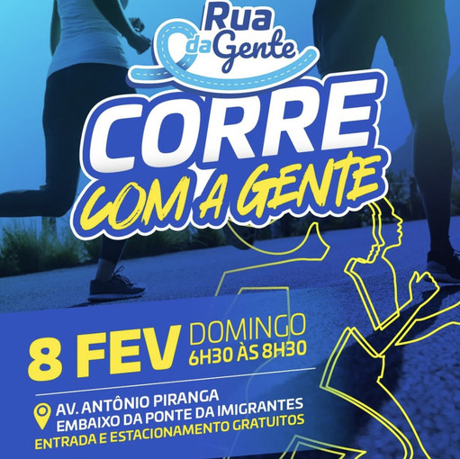 Couverture de l'�v�nement CORRE COM A GENTE - RUA DA GENTE 08.02