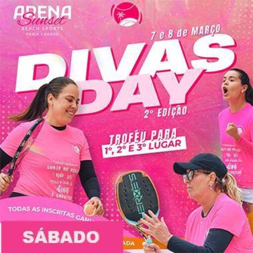 Capa do evento Divas Day - Beach Tennis Arena Sunset (s�bado)