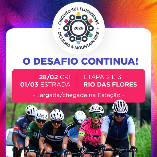 Couverture de l'�v�nement Circuito Sul Flu. Ciclismo - Etapa 2 e 3 - CRI + Estrada
