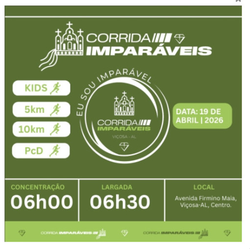 Event cover CORRIDA IMPAR�VEIS - Edi��o Vi�osa