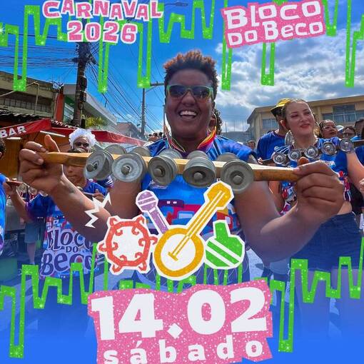 Copertura dell'evento Bloco do Beco