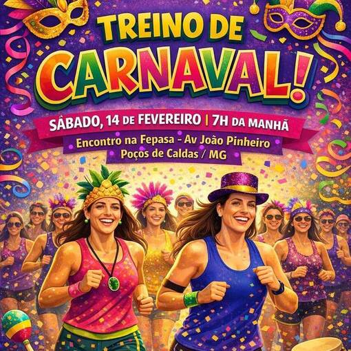 Event cover TREINO DE CARNAVAL PO�OS DE CALDAS