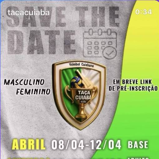 Capa do evento Ta�a Cuiab� de Voleibol