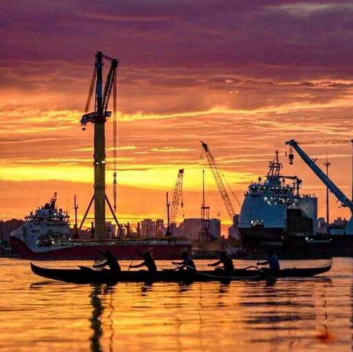 Copertura dell'evento Canoa Havaiana. Santos. 12/02/26.