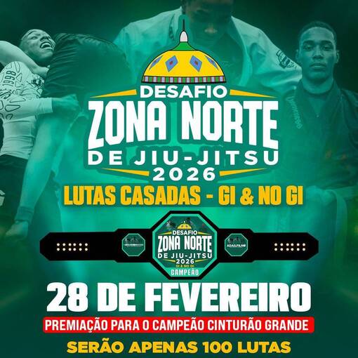 Event cover DESAFIO ZONA NORTE DE JIU JITSU