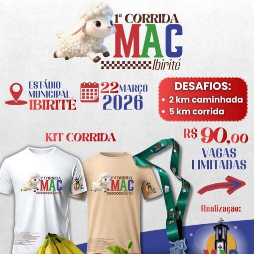 Portada del evento Corrida MAC - Movimento de Amizade com Cristo