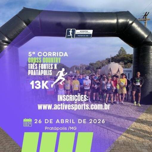 Event cover 5� CORRIDA CROSS COUNTRY TR�S FONTES X PRAT�POLIS