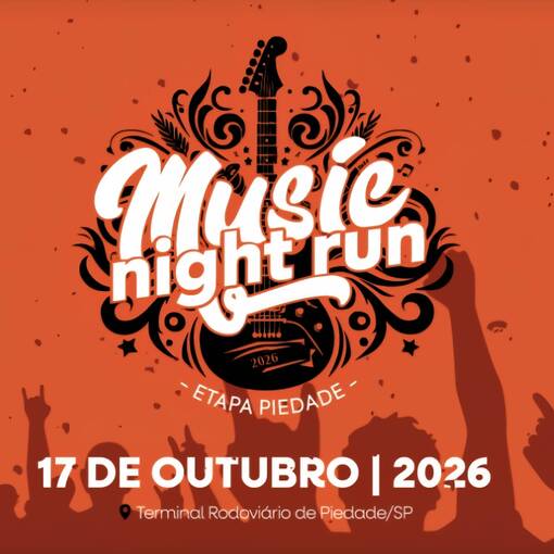 Capa do evento MUSIC NIGHT RUN - ETAPA PIEDADE