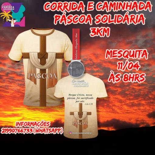 Event cover CORRIDA E CAMINHADA PASCOA SOLID�RIA