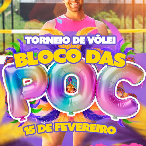 Event cover Torneio Carnaval - Bloco das POC - Max 
