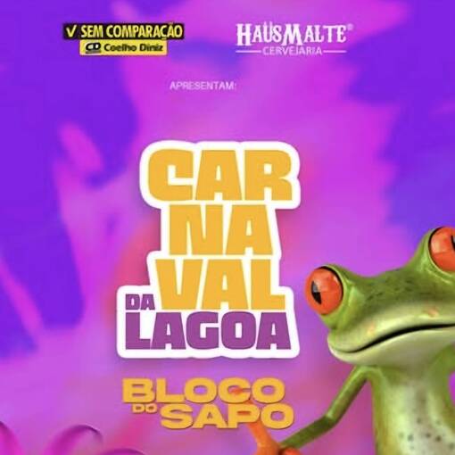 Copertura dell'evento Carnaval da Lagoa - Bloco do Sapo