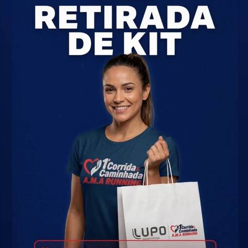 Capa do evento RETIRADA DE KIT - A.M.A RUNNING