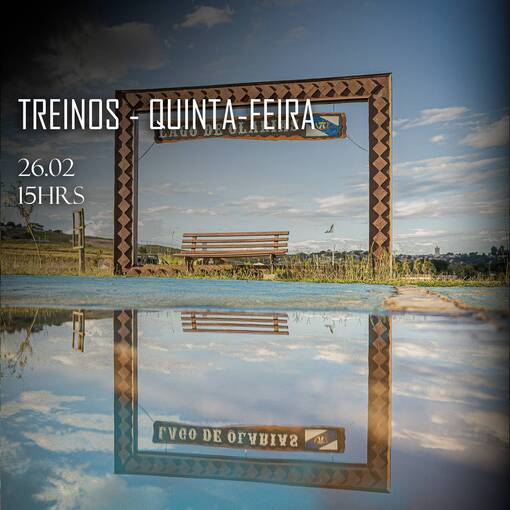 Event cover TREINOS LAGO DE OLARIAS - QUINTA-FEIRA (TARDE) - 26/02/2026 @ruivo.fotografia