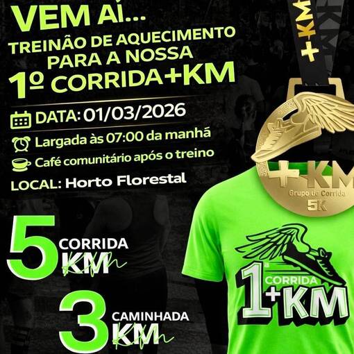 Event cover Trein�o de Aquecimento - 1 Corrida +KM