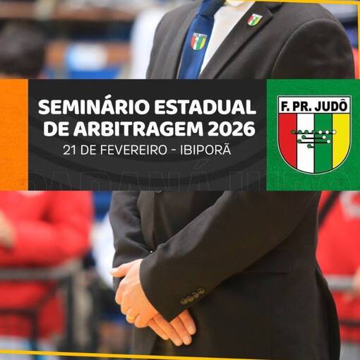 Event cover Semin�rio Estadual de Arbitragem de Jud� - F.PR.JUD�