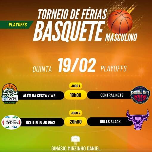 Copertura dell'evento TORNEIO DE F�RIAS BASQUETE 19/02 (SBO) Playoffs