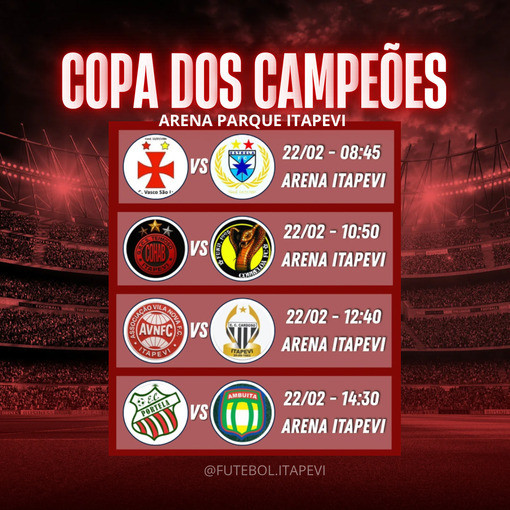 Couverture de l'�v�nement Copa Dos Campe�es 2026