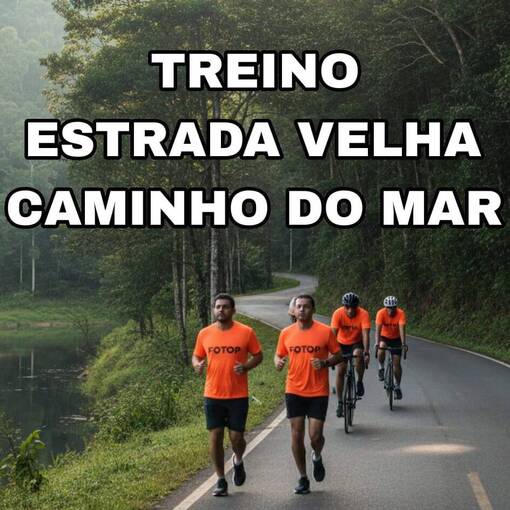 Couverture de l'�v�nement Treino EV - Estrada Velha de Santos - Caminho do Mar