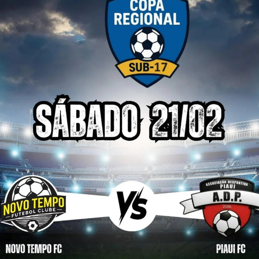 Capa do evento COPA REGIONAL - PIAU� FC X NOVO TEMPO FC 