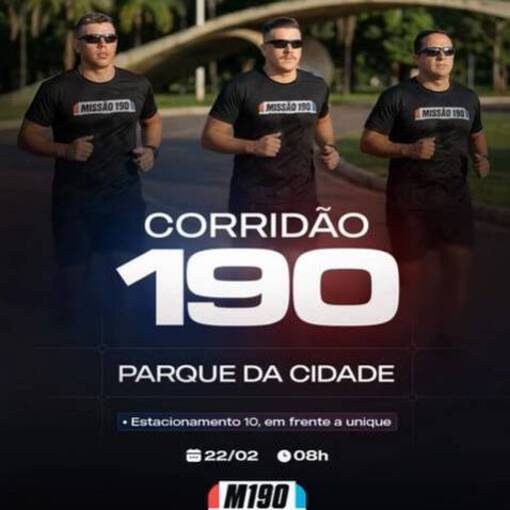 Copertura dell'evento Corrid�o 190 - Treino e Passeio Parque da Cidade - BSB-DF 22/Fev/2026