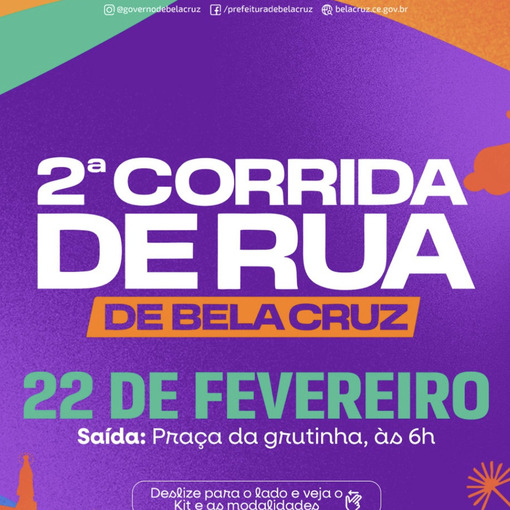 Event cover 2� Corrida de Rua BELA CRUZ