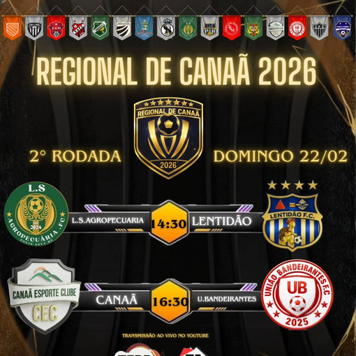 Event cover Regional de Cana� 2026 - 2� Rodada Domingo
