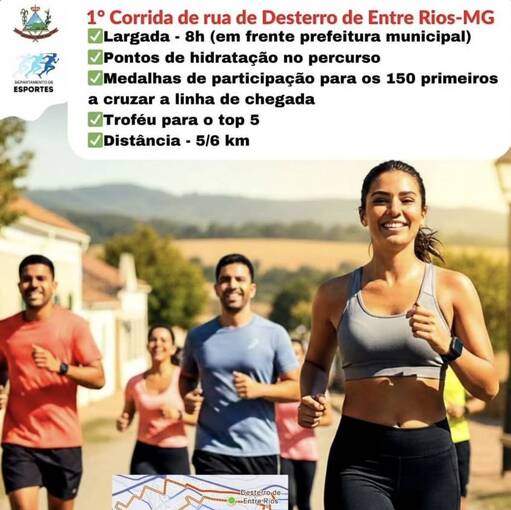 Event cover 1� Corrida de RUA de Desterro de Entre Rios 