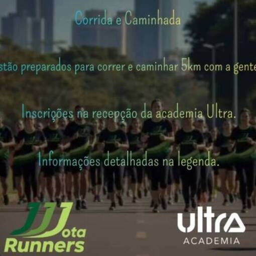 Capa do evento Corrida e Caminhada Jota Runners e Ultra Mococa