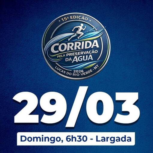 Event cover 15� Corrida Pela Preserva��o da �gua 2026