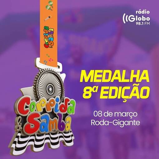 Couverture de l'�v�nement 8�  Corrida e Samba - Porto Maravilha