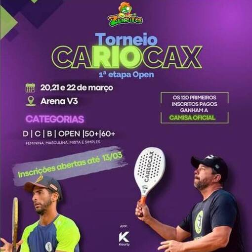 Capa do evento Torneio Cariocax 1� Etapa Open