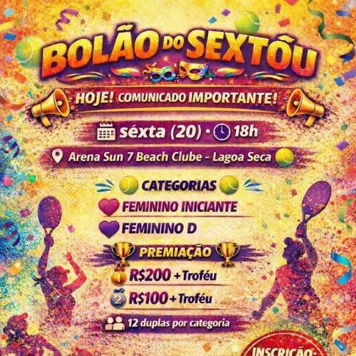 Event cover Bol�o do Sextou BT 