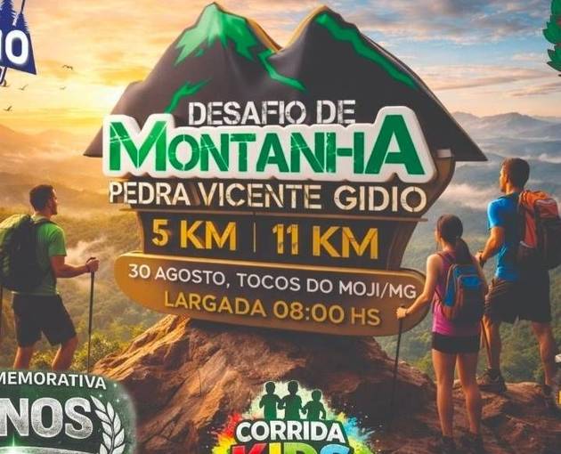 Capa do evento 5ª do Desafio de Montanha Pedra Vicente Gidio