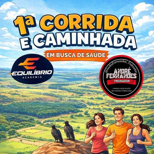 Event cover 1� Corrida e Caminhada Em Busca da Saude