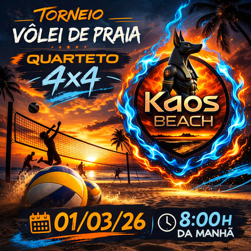 Copertura dell'evento Torneio V�lei de Praia - Quarteto 4x4 - KAOS BEACH